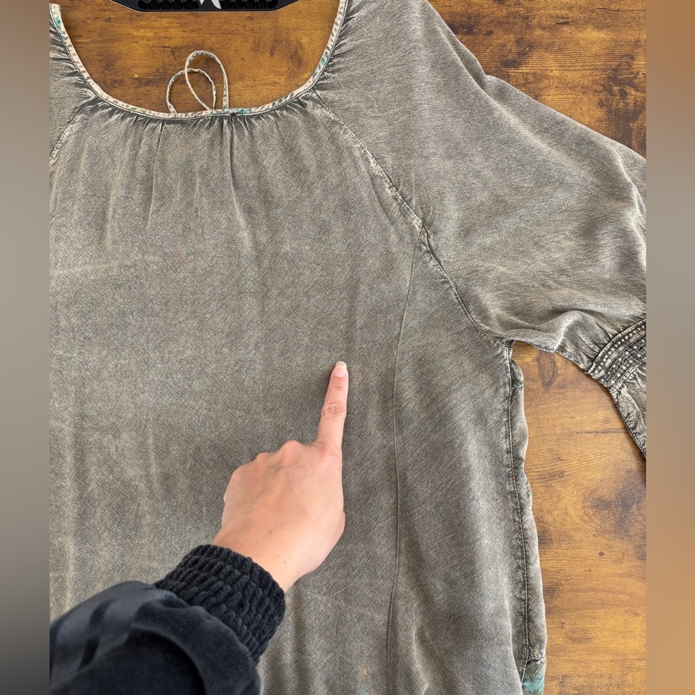 Young Threads Patchwork Bell Sleeve Tunic Top NWT… - image 9